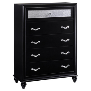 Barzini Queen Bedroom Set Black
