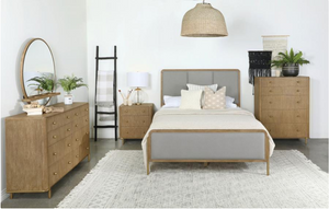 Arini Queen Bedroom Set Sand Wash and Grey