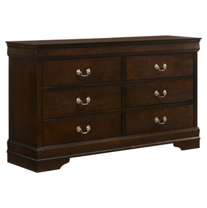 Louis Philippe Queen Bedroom Set Cappuccino