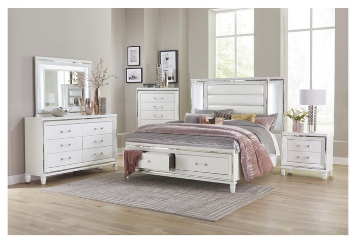 Tamsin King Bedroom Set White