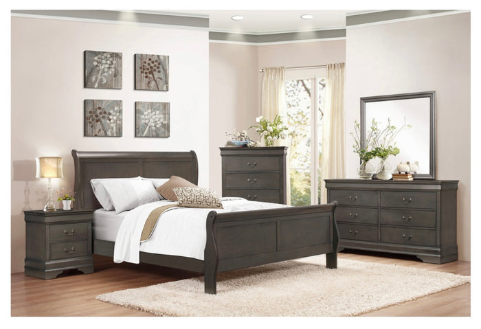 Mayville Collection Queen Bedroom Set Grey