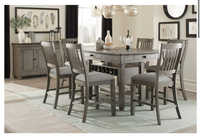 Granby Dining Room Set Gray
