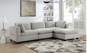 Homelegance 4-PIECE MODULAR SECTIONAL