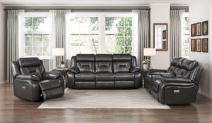 8229NDG-3PW Power Double Reclining Sofa