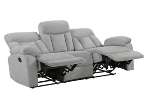 8440GRY-3 Double Reclining Sofa