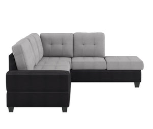 Homelegance 3-PIECE REVERSIBLE SECTIONAL WITH OTTOMAN