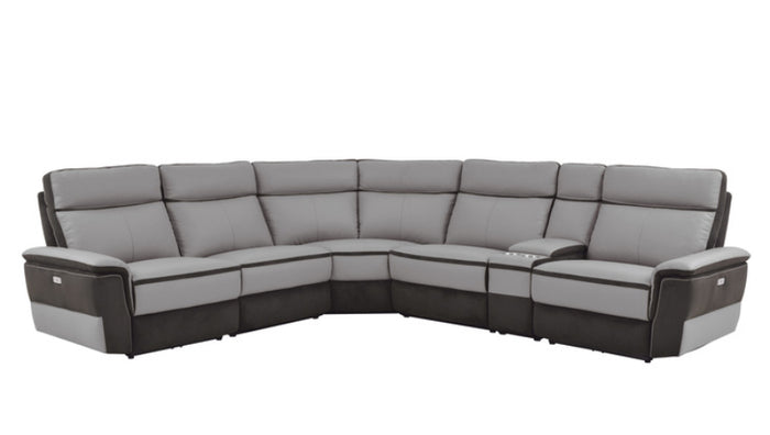 Homelegance 6-Piece Modular Power Reclining Sectional