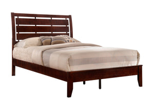 Evan Cherry Full Panel Bed
