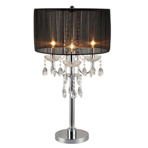 Chandelier Black 29.5" Table Touch Lamp, Set of 2