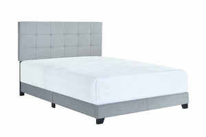 Florence Gray King Upholstered Bed
