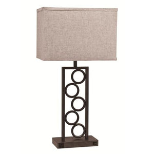 Stack Circle Brown 29" Table Lamp, Set of 2