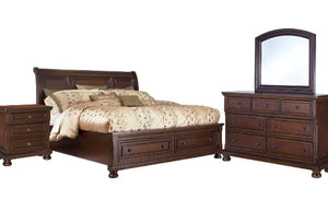 Ashley Brand Porter  Sleigh King Bedroom Set