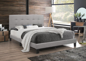 Rigby Gray Full Upholstered Platform Bed