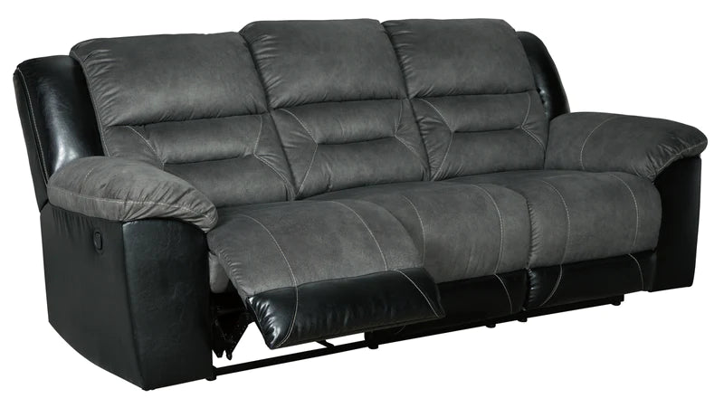 Earhart slate reclining sofa sale