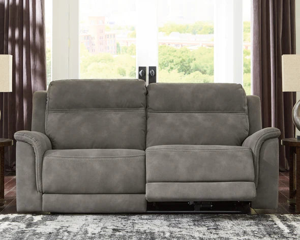 Next Gen DuraPella Slate Power Reclining Sofa Ecofurniturenc