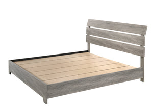 Tundra Gray King Platform Bed