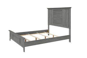 Sarter Gray King Panel Bed