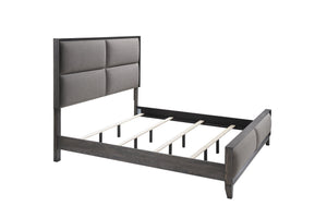 Florian Gray Upholstered Panel Bedroom Set