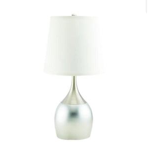 3-Way Touch Silver 24" Table Lamp, Set of 2