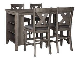 Caitbrook Gray Counter Height DINING ROOM SET