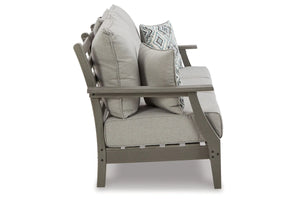 Visola Gray Outdoor Sofa with Cushion