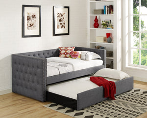 Stari GRAY Modern  Daybed with Trundle