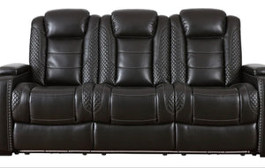 Party Time Midnight Power Reclining Sofa Ashley