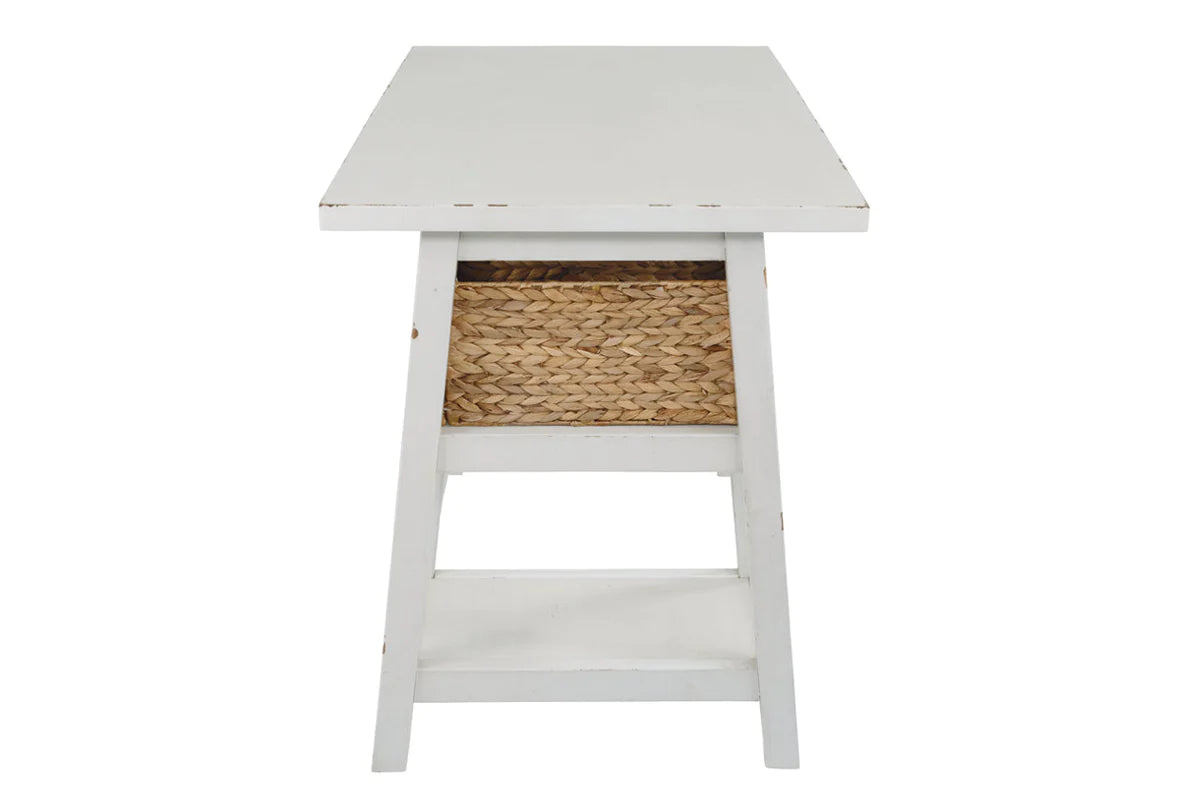 Mirimyn antique white home office small desk deals