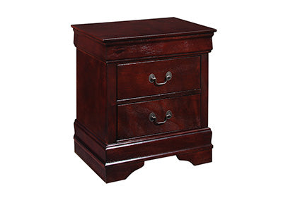 Louis Philip Cherry Bedroom Set, Bedroom Set