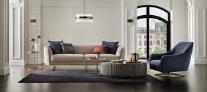 Vienna 3-Seater Sofa Ecru Color and Armchair